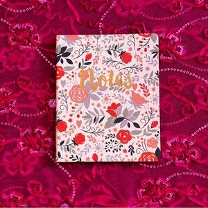cute floral notebook